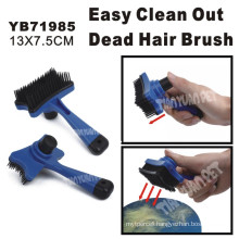 Pet Brush with Remove Dead Hair Function, 13X7.5cm